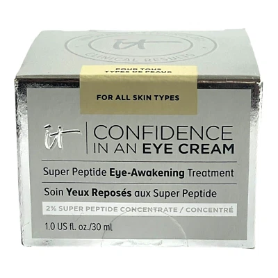 IT Confidence in an Eye Cream Súper Péptido Tratamiento Despertador de Ojos 1.0 OZ Nuevo Foto 1 de 3