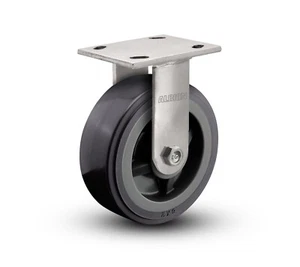 16XA05201R 5" x 2" Albion Rigid Plate Caster Poly on Poly Wheel 750 lbs Capacity - Picture 1 of 6