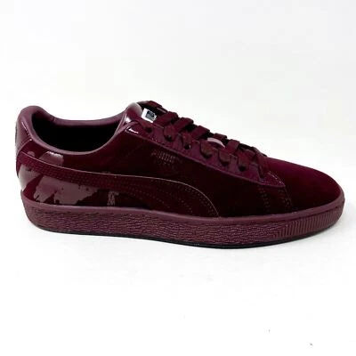 Puma Suede Classic x Mac Sin Lipstick Port Royale Womens Sneakers 368015 01 - Image 1 of 4