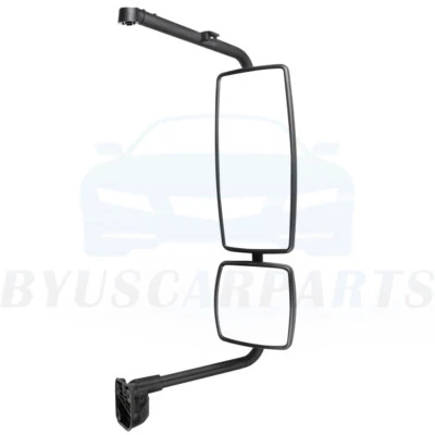 Espejo negro lado derecho para International Harvester 2003-2012 4200 4300 4400 Foto 1 de 4