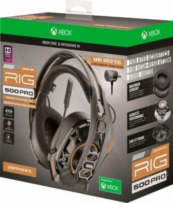 Plantronics RIG 500 PRO HX Wired Gaming Headset for Xbox One - Black - Image 1 of 2