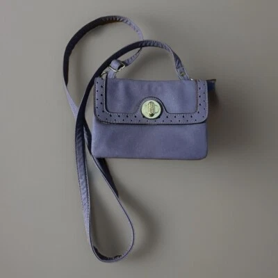 Relic Faux Leather Crossbody Lavender Purse With Adjustable Straps - Image 1 of 4