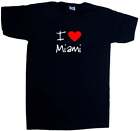 I Love Heart Miami V-Neck T-Shirt