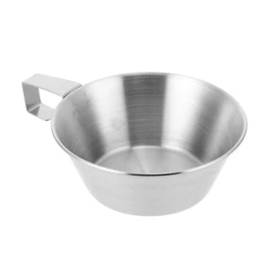 Stainless Steel Picnic Rice Bowl Travel Serving Bowls for Entertaining Camping - Picture 1 of 12