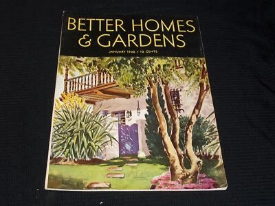 1935 ЯНВАРЬ ЛУЧШИЕ ДОМА И САДЫ ЖУРНАЛ - КРАСИВАЯ ОБЛОЖКА - E 2695 - Изображение 1 из 2
