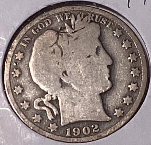 1902 S Barber Half Dollar - Picture 1 of 2