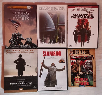 DVD II Guerra Mundial - Belico: delgada linea roja, Malditos bastardos, Stalin.. - Imagen 1 de 4