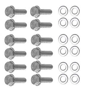 Stainless Steel Exhaust Manifold Header Bolts Kit For LS1 LS2 LT1 LS3 GM Vort Xm - Picture 1 of 12