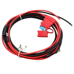 DC Power Cable Cord W/ Fuse For Motorola GTX800 GTX900 GTX APX Mobile Radio - Picture 1 of 5