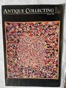 ANTIQUE COLLECTING - FEB 1993 - VICTORIAN PATCHWORK COVERLETS - MINTON MAJOLICA - Picture 1 of 1