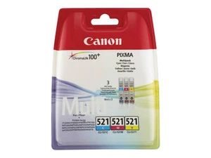 Canon CLI-521 Cyan Magenta Yello Multipack - Photo 1/1