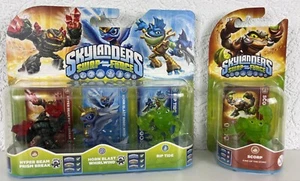 Crystal Green Rip Tide & Scorp Skylanders Swap Force Figuren Set Chase B-Ware - Bild 1 von 6