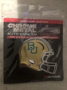 Baylor Bears Chrome Metal Auto Emblem NCAA Car Truck Decal New **FREE SHIPPING** - Picture 1 of 4