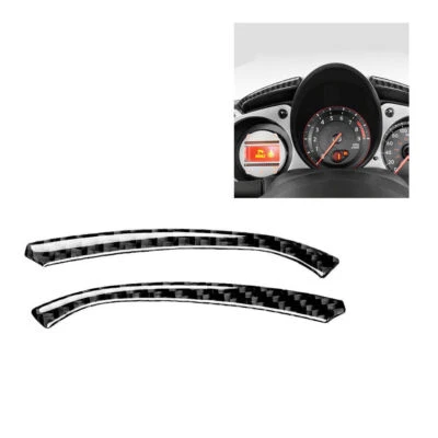 Cubierta de instrumento de fibra de carbono 2 piezas para Nissan 370Z 2009-2020 adorno decorativo Foto 1 de 4