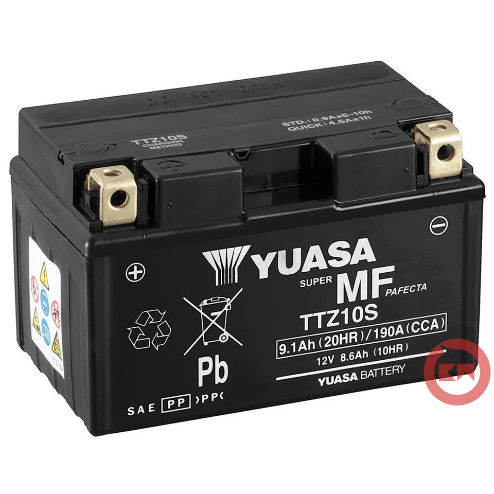 BATTERIA YUASA TTZ10S = YTZ10S 12V SIGILLATA MV AGUSTA BRUTALE / S 750 ANNO 2005 Foto 1 de 3