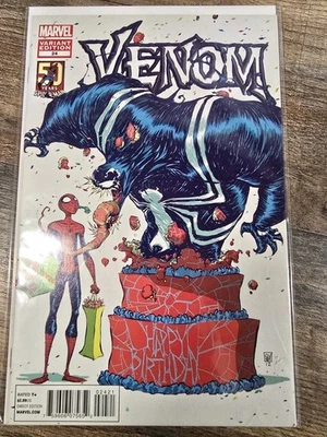 Venom #24 (2012) NM-VF+ Skottie Young Variant Cover Rare 50 Years Of Spider-Man - image 1 of 4