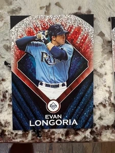 2011 TOPPS SERIES 2 DIAMOND STARS INSERT CARD TAMPA BAY RAYS EVAN LONGORIA #DS-1 - Picture 1 of 1