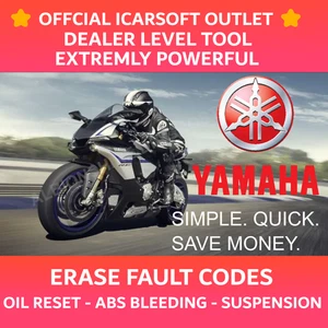 FOR Yamaha Motorcycle Diagnostic Tool iCarsoft MT V6 OBD2 ECU ABS SRS Scanner - Picture 1 of 10