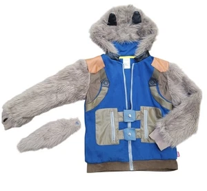 Disney Rocket Raccoon Hoodie Jacket Kids Sz 10 Guardians of The Galaxy Marvel - Picture 1 of 7