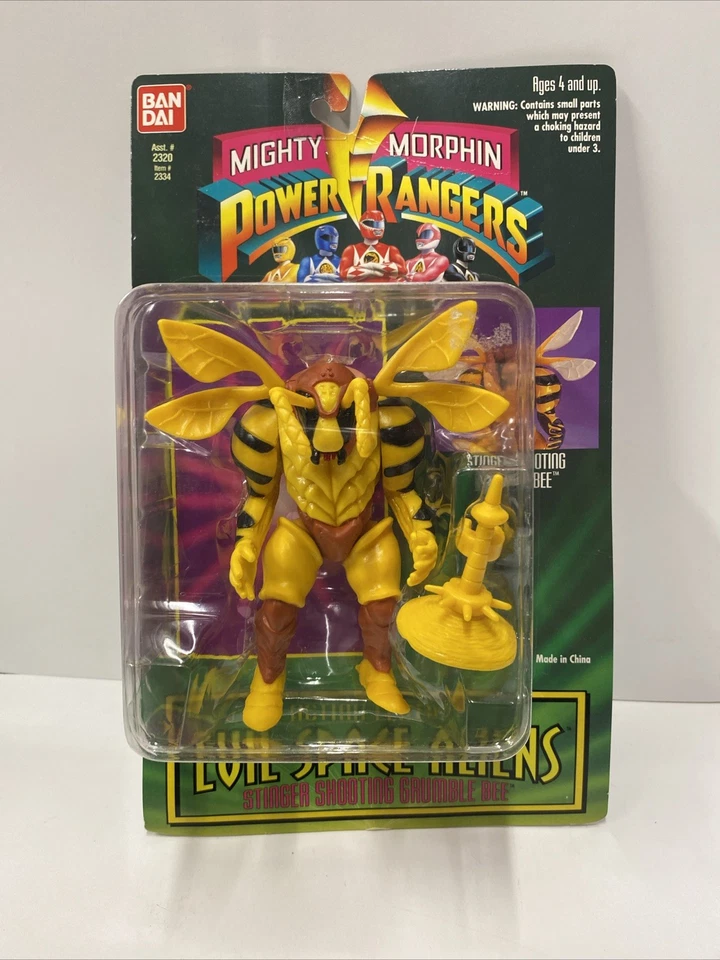 Bandai Mighty Morphin Power Rangers Stinger Shooting Grumble B Evil Space Aliens - Image 1 of 4