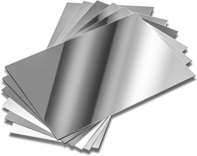 12 Pack Mirrors Plastic Mirror Decor Flexible Mirror Sheets  - Image 1 of 4