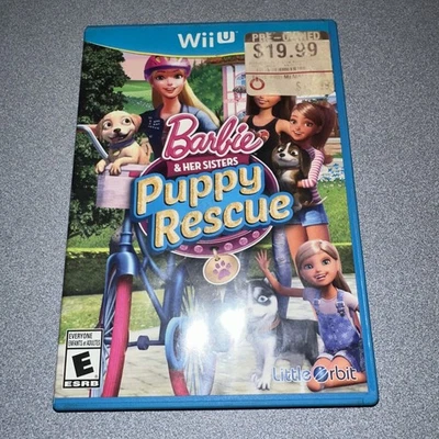 💖 Barbie and Her Sisters: Puppy Rescue for Nintendo Wii U CIB - Image 1 of 4
