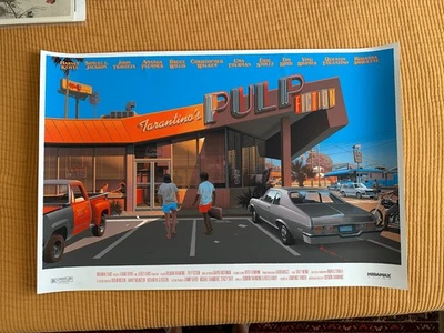 Timed Edition Pulp Fiction Print- Laurent Durieux/ Mondo (PleaseReadDescription) - Image 1 of 4