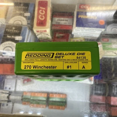 JUEGO DE 3 TROQUELES REDDING DELUXE .270 WIN-84135-NUEVO  Foto 1 de 4