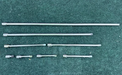 "Juego de extensión de unidad Snap-on 208FX 8 piezas 3/8"" vintage EE. UU. Foto 1 de 4