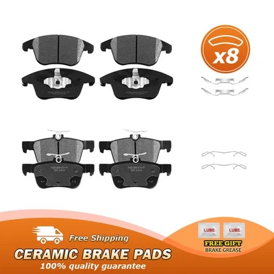Pastillas de freno delanteras y traseras de cerámica para Ford Fusion Lincoln MKZ Hybrid 2013-2020 Foto 1 de 4