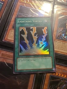 Lightning Vortex - DR3-EN160 - Super Rare Dark Revelation 3 Yugioh - Picture 1 of 7