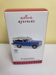 2016 Hallmark Andenken Ornament 1970 Ford Bronco All American Trucks Neu im Karton - Bild 1 von 13