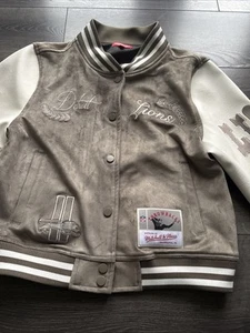 mitchell ness throwbacks Detroit Lions woman’s jacket Size M - Picture 1 of 16