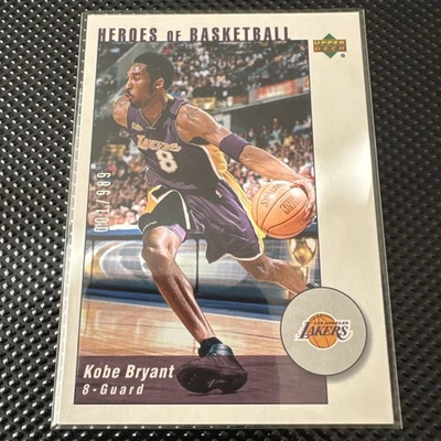 2002-03 Upper Deck Heroes of Basketball #KB6 Kobe Bryant 001/989 - BOOKEND #1 SP - Image 1 of 4