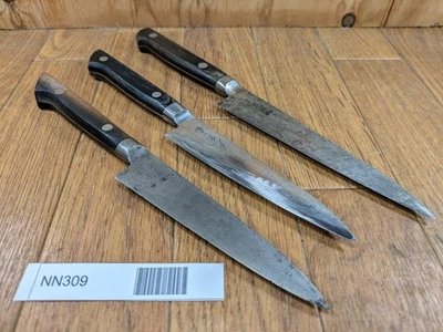 Japanese Chef's Kitchen Knife Set 3 Piece Gyuto PETTY from Japan NN309 - Image 1 of 4