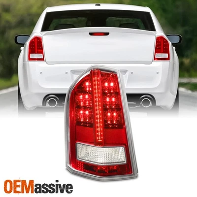 For 2011-2013 Chrysler 300 Base Limited LED Running Chrome Red Tail Light Driver — 第 1/4 张图片