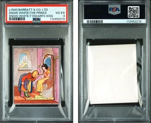 1940 Barratt Snow White & 7 Dwarfs - Snow White & The Prince - Kiss  Psa 4 - Picture 1 of 1