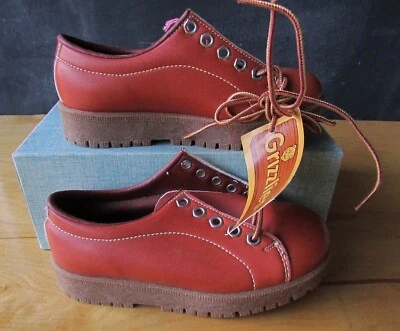 DE COLECCIÓN~DEADSTOCK~Zapatos para niños~RED GOOSE~Botas de senderismo~13 M~GRIZZLIES~NOS~Óxido Foto 1 de 4