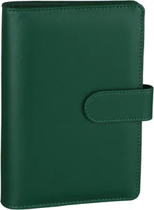 Antner A6 PU Leather Notebook Binder Refillable 6 Ring Binder for A6 Filler Pape - Picture 1 of 12