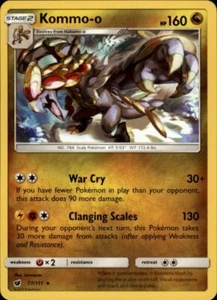 2x (SM04-077) Kommo-o Rare Pokemon SM Crimson Invasion Karte # 77 - Bild 1 von 1