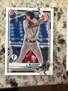 Tarjeta Bowman 2021 primera edición Miami Marlins JJ Gleday #BFE-93 - Imagen 1 de 1