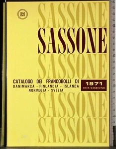 CATALOGO DEI FRANCONBOLLI DI DANIMARCA-FINLANDIA.. 1971. AA.VV. SASSONE. - Foto 1 di 2