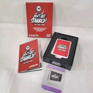 Don't Get Stabbed Card Game Rookie Mage Games 2022 Age 18+ Party Complete VG - Picture 1 of 13