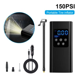 Portable Electric Car Air Compressor 150PSI Digital Inflator Inflatable Pump - Picture 1 of 27
