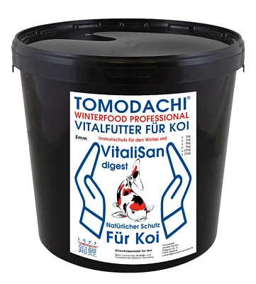Koifutter Winterfutter sinkend Gesundheitsfutter Winter Pro Vital 5mm 5kg Eimer - Bild 1 von 4