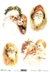 Decoupagepapier Serviertentechnik A4 40g/m² Weihnachten Nikolaus Kinder S0341 - Bild 1 von 1