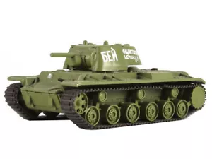 Tanque pesado soviético verde KV-1 Kliment Voroshilov 1940 años Segunda Guerra Mundial modelo a escala 1/72 - Imagen 1 de 11