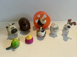 Disney Secret Life Of Pets PVC Cake Topper Lot of 7 Figures Toys - Picture 1 of 16