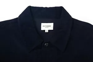 OCTOBRE EDITIONS CORDUROY WILL JACKET JACKET COAT CORD NAVY BLUE MEN'S MEDIUM - Picture 1 of 11