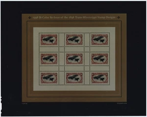 Transparent Photo Color Essay, USA Sc3210 1898 Western Cattle in Storm - Picture 1 of 1